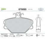 Valeo Ön Fren Balatası – 670095