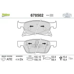 Valeo Ön Fren Balatası – 670502 / OEM 39103797