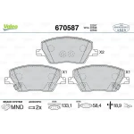 Valeo Ön Fren Balatası – 670587 / OEM 77367910