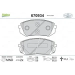 Valeo Ön Fren Balatası – 670934