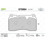 Valeo Ön Fren Balatası – 670994