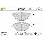 Valeo Ön Fren Balatası – 671524 / OEM 34116756350