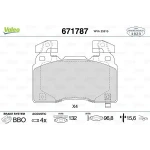 Valeo Ön Fren Balatası – 671787 / OEM 84732488
