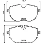 Hella Ön Fren Balatası – 8DB355040-921