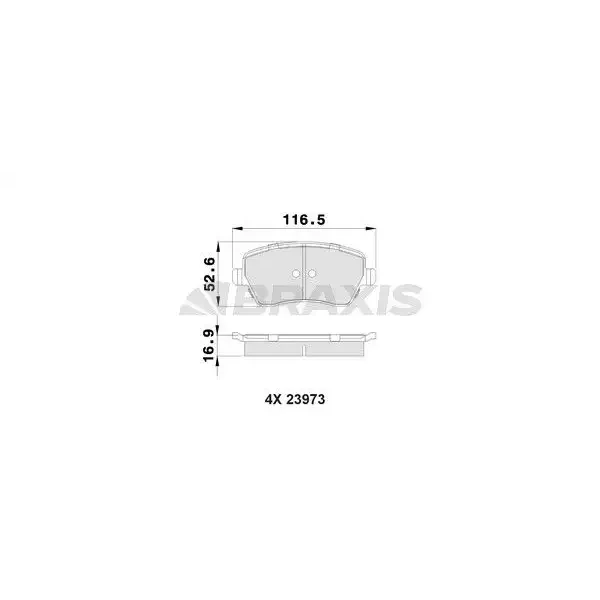Braxis Ön Fren Balatası – AB0006