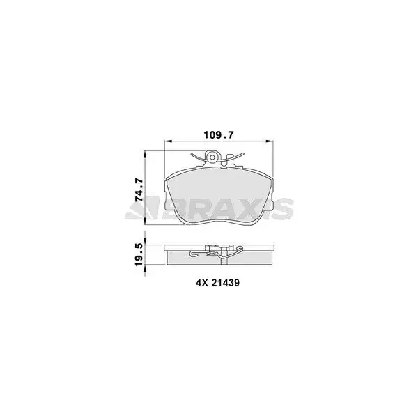Braxis Ön Fren Balatası – AB0069