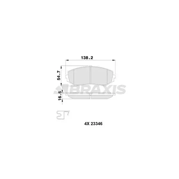 Braxis Ön Fren Balatası – AB0110