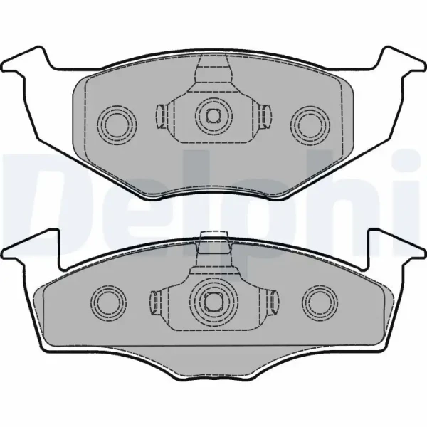 Delphi Ön Fren Balatası – LP1249 / OEM 1H0698151B