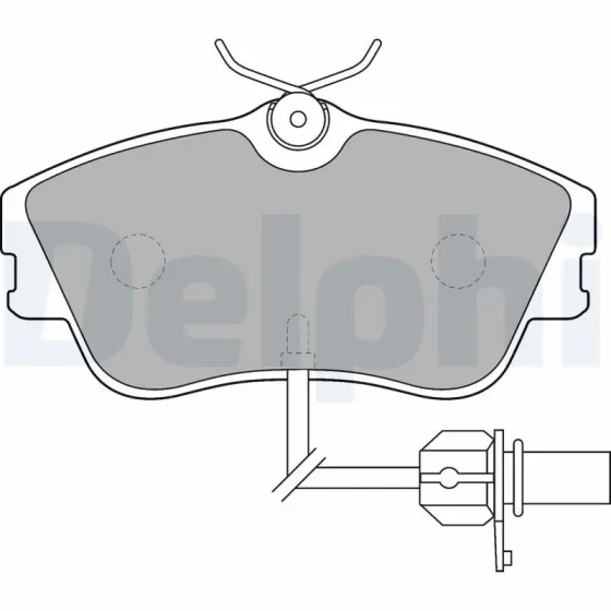 Delphi Ön Fren Balatası – LP1542 / OEM 7D0698151G ürün görseli