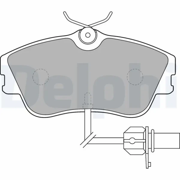 Delphi Ön Fren Balatası – LP1542 / OEM 7D0698151G