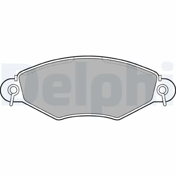 Delphi Ön Fren Balatası – LP1617 / OEM 425204