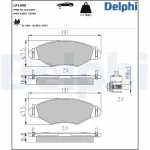 Delphi Ön Fren Balatası – LP1699