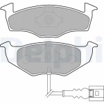 Delphi Ön Fren Balatası – LP1709 / OEM 6Q0698151B