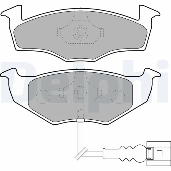 Delphi Ön Fren Balatası – LP1709 / OEM 6Q0698151B ürün görseli