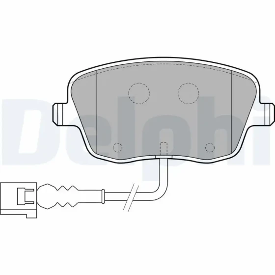 Delphi Ön Fren Balatası – LP1754 / OEM 6Q0698151C ürün görseli