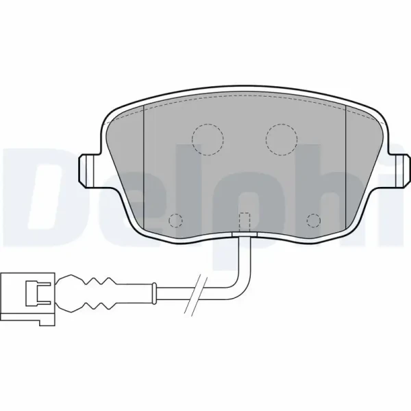 Delphi Ön Fren Balatası – LP1754 / OEM 6Q0698151C