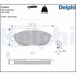 Delphi Ön Fren Balatası – LP2070