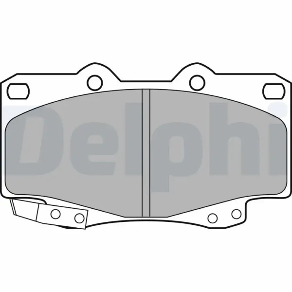 Delphi Ön Fren Balatası – LP2242 / OEM 044650K140
