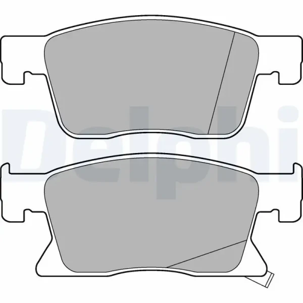 Delphi Ön Fren Balatası – LP3237 / OEM 95526567