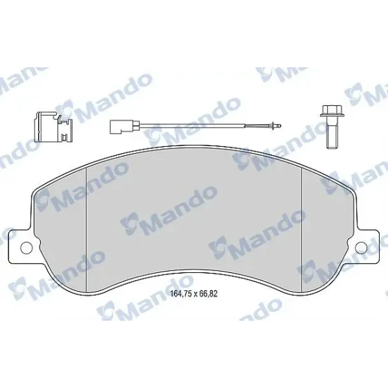Mando Ön Fren Balatası – MBF015034 ürün görseli