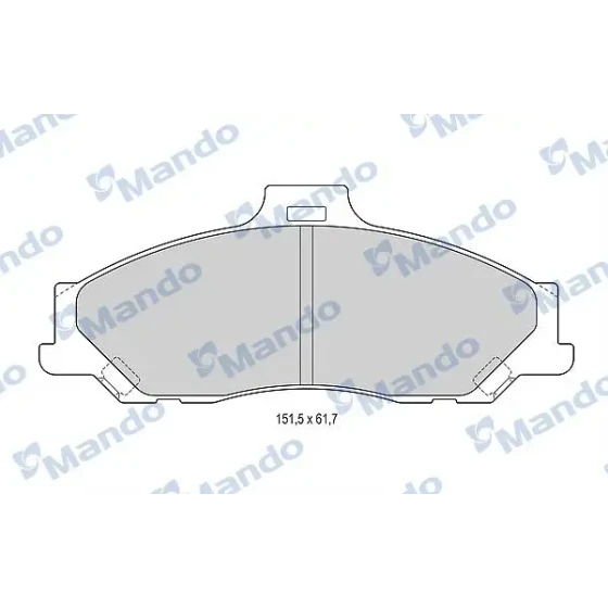 Mando Ön Fren Balatası – MBF015191 ürün görseli