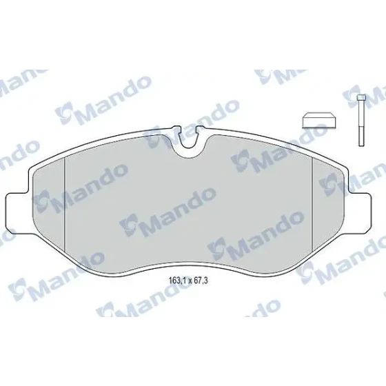 Mando Ön Fren Balatası – MBF015671 ürün görseli