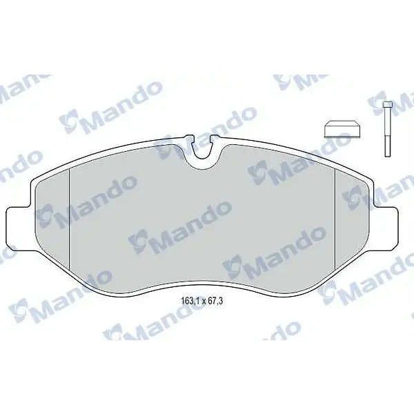 Mando Ön Fren Balatası – MBF015671