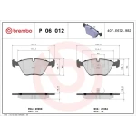 Brembo Ön Fren Balatası – P06012