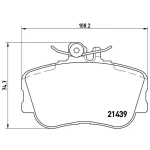 Brembo Ön Fren Balatası – P06017
