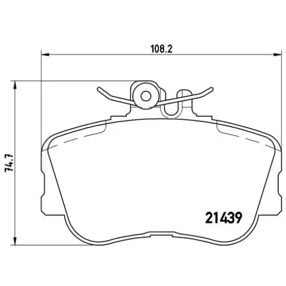 Brembo Ön Fren Balatası – P06017 ürün görseli