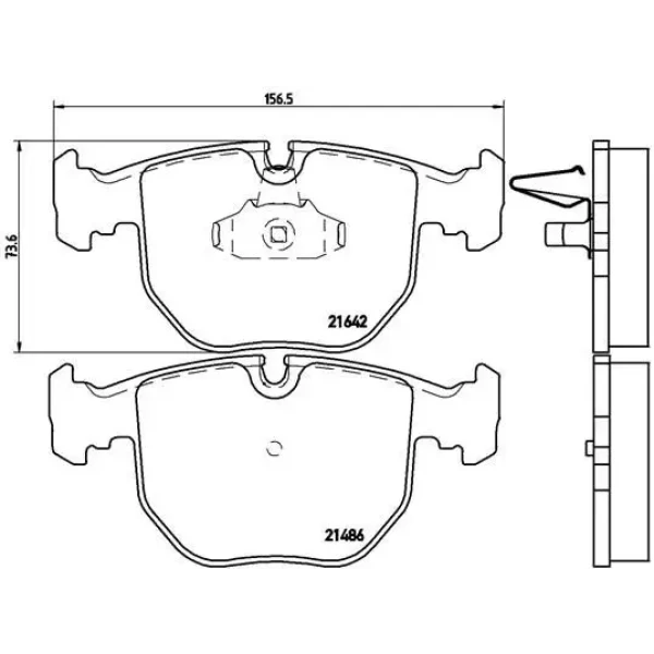 Brembo Ön Fren Balatası – P06021