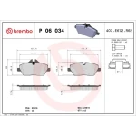 Brembo Ön Fren Balatası – P06034