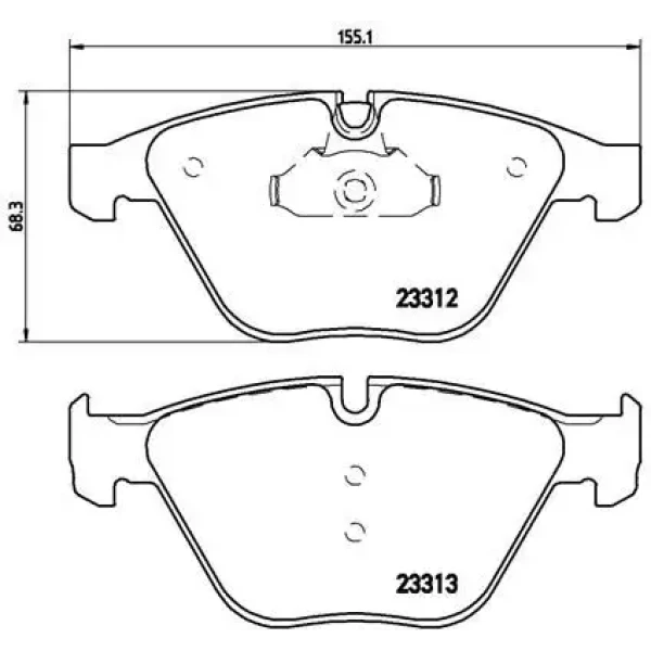 Brembo Ön Fren Balatası – P06054