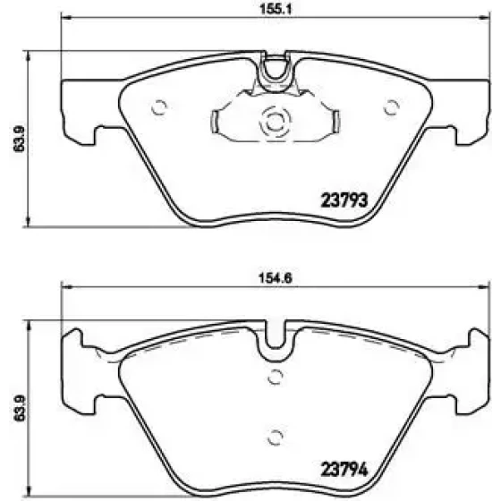 Brembo Ön Fren Balatası – P06057 ürün görseli