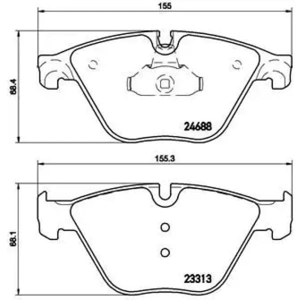 Brembo Ön Fren Balatası – P06074