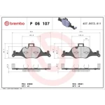 Brembo Ön Fren Balatası – P06107