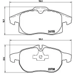 Brembo Ön Fren Balatası – P10011