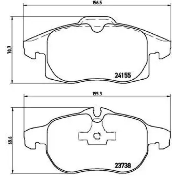 Brembo Ön Fren Balatası – P10011