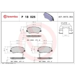Brembo Ön Fren Balatası – P18025
