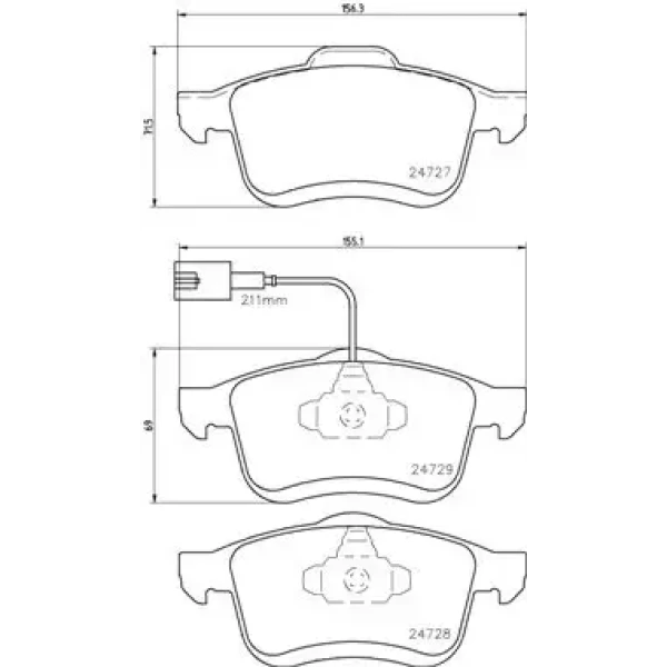 Brembo Ön Fren Balatası – P23130