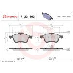 Brembo Ön Fren Balatası – P23163
