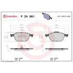Brembo Ön Fren Balatası – P24061