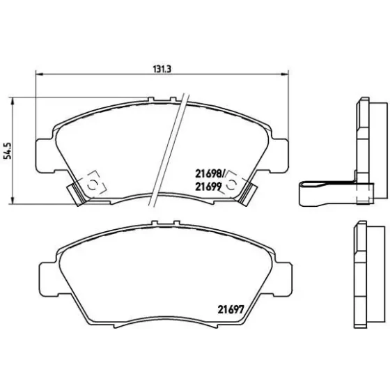 Brembo Ön Fren Balatası – P28024 ürün görseli