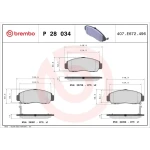 Brembo Ön Fren Balatası – P28034