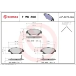 Brembo Ön Fren Balatası – P28050