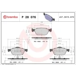 Brembo Ön Fren Balatası – P28076