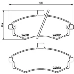 Brembo Ön Fren Balatası – P30020