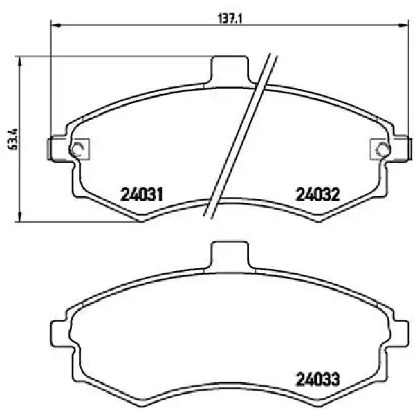 Brembo Ön Fren Balatası – P30020