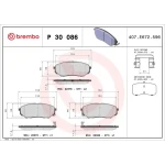 Brembo Ön Fren Balatası – P30086