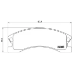 Brembo Ön Fren Balatası – P37008